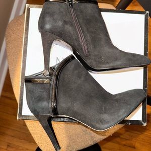 Suede ankle boots